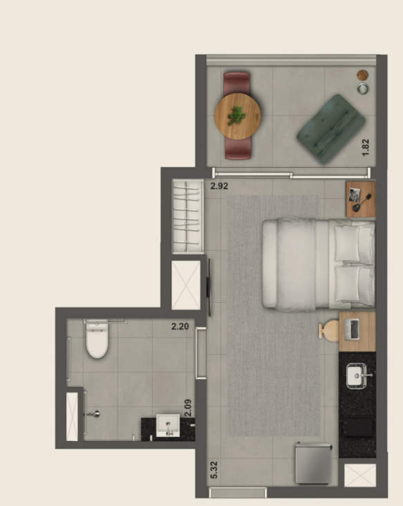 Studio NR – 47m²