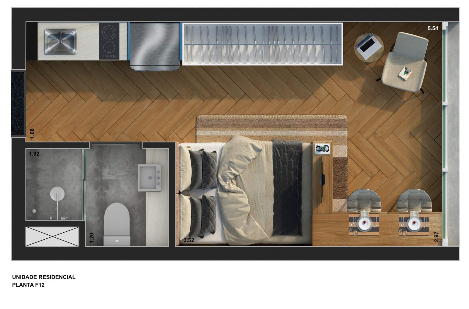 Planta 19 M² (Final 12)
