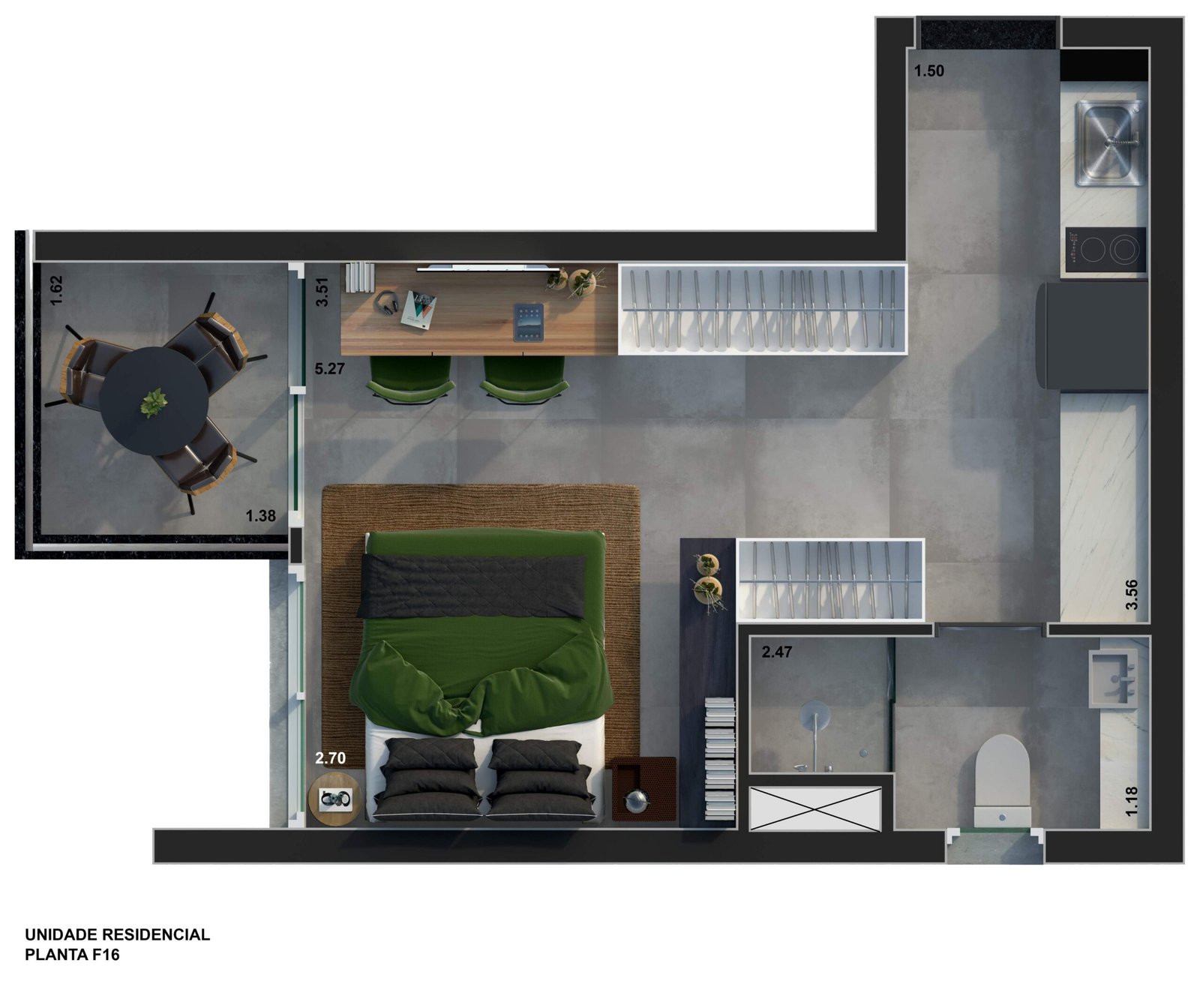 Planta 27 M²