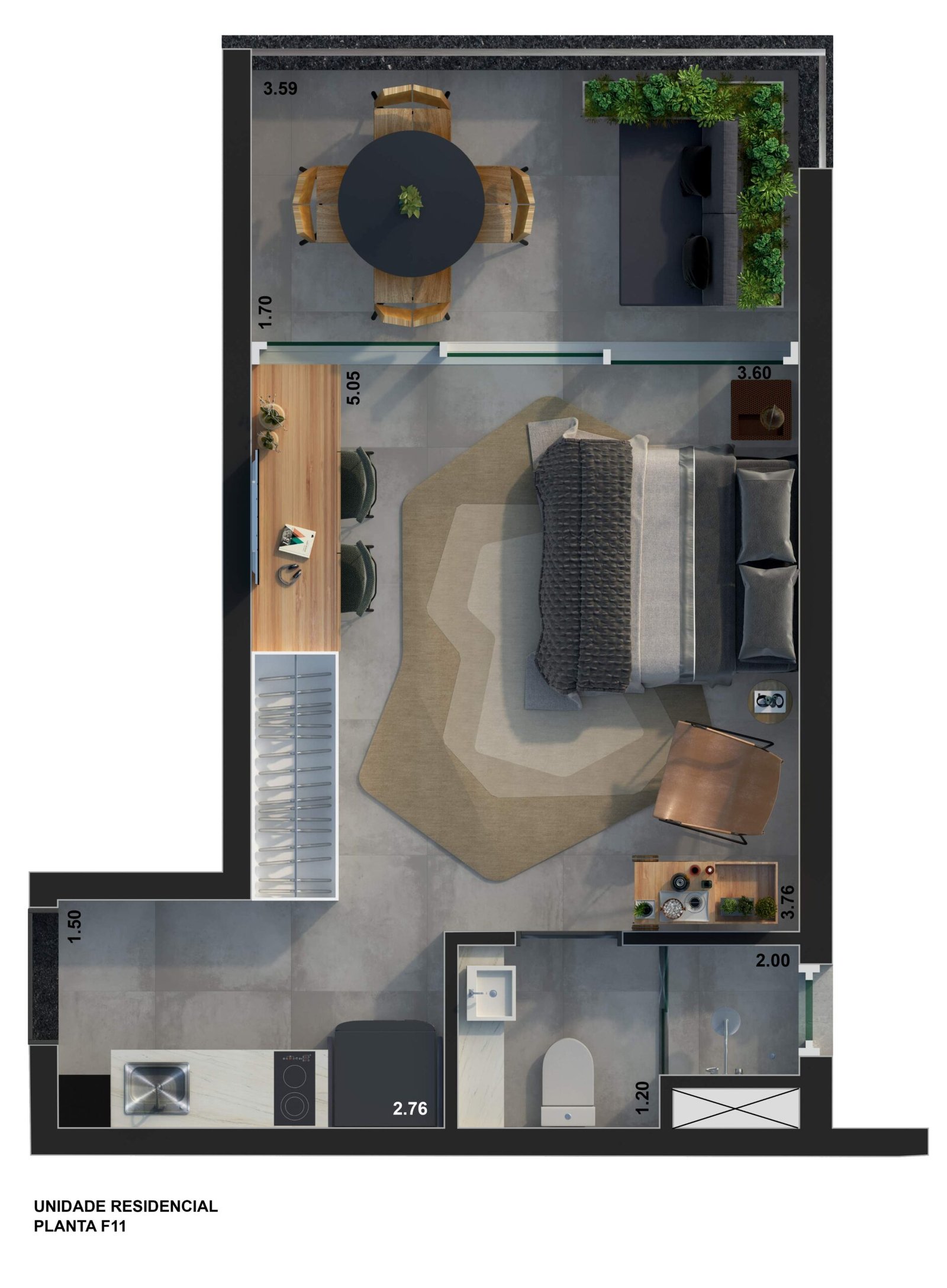 Planta 30 M²